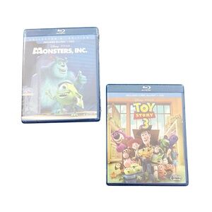 NWT Disney Pixar Blu-ray Set: Monsters Inc. & Toy Story 3